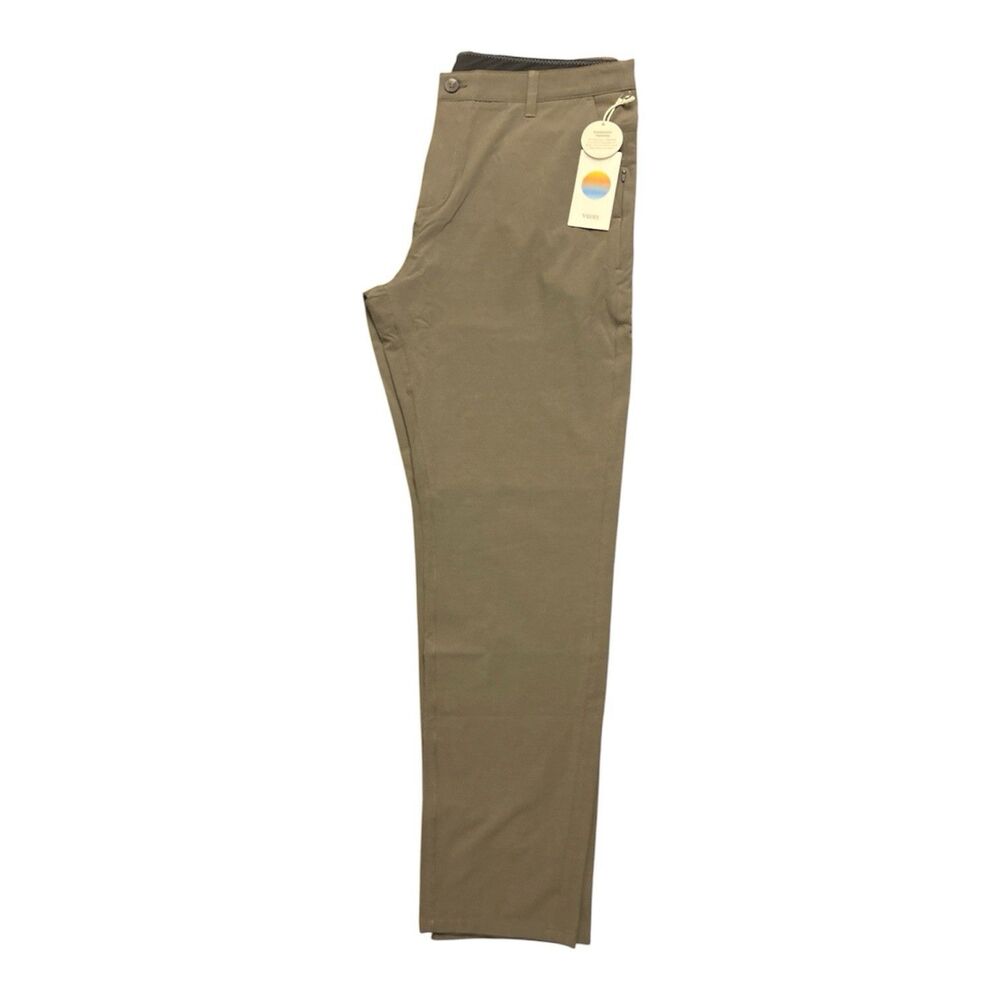 Vuori Men’s Aim Weightless Performance Pant Color Warm Gray Size 36 New $89
